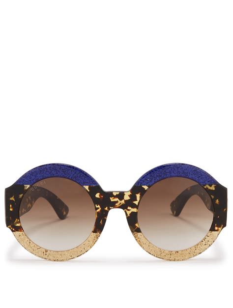 gucci glitter stripe sunglasses